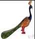 5" Painted Peacock